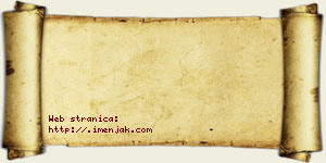 Jagoda Ćatić vizit kartica